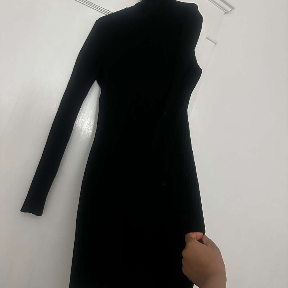 Wolford Elegant Black Long Sleeve Dress